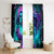 Flame Girl Skull Window Curtain The Good Girl In Me Got Tired Of The Bullshit - Wonder Print Shop