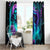 Flame Girl Skull Window Curtain The Good Girl In Me Got Tired Of The Bullshit - Wonder Print Shop