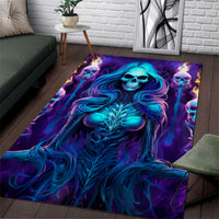 Witch Skull Area Rug Wake Up Beasuty I't Time To Beast - Wonder Print Shop