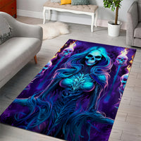 Witch Skull Area Rug Wake Up Beasuty I't Time To Beast - Wonder Print Shop