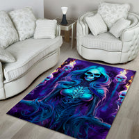 Witch Skull Area Rug Wake Up Beasuty I't Time To Beast - Wonder Print Shop