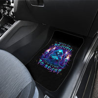 Witch Skull Car Mats Wake Up Beasuty I't Time To Beast - Wonder Print Shop