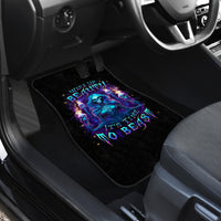 Witch Skull Car Mats Wake Up Beasuty I't Time To Beast - Wonder Print Shop
