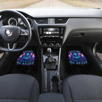 Witch Skull Car Mats Wake Up Beasuty I't Time To Beast - Wonder Print Shop