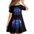Witch Skull Family Matching Summer Maxi Dress and Hawaiian Shirt Wake Up Beasuty I't Time To Beast - Wonder Print Shop