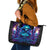 Witch Skull Leather Tote Bag Wake Up Beasuty I't Time To Beast - Wonder Print Shop