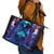 Witch Skull Leather Tote Bag Wake Up Beasuty I't Time To Beast - Wonder Print Shop