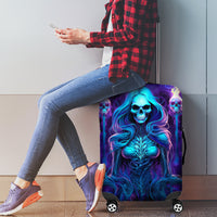 Witch Skull Luggage Cover Wake Up Beasuty I't Time To Beast - Wonder Print Shop