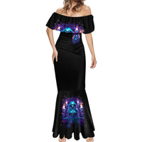 Witch Skull Mermaid Dress Wake Up Beasuty I't Time To Beast - Wonder Print Shop
