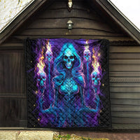 Witch Skull Quilt Wake Up Beasuty I't Time To Beast - Wonder Print Shop