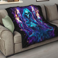 Witch Skull Quilt Wake Up Beasuty I't Time To Beast - Wonder Print Shop