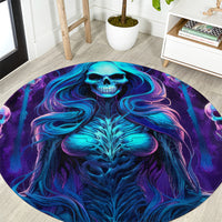 Witch Skull Round Carpet Wake Up Beasuty I't Time To Beast