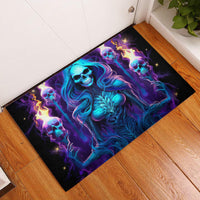 Witch Skull Rubber Doormat Wake Up Beasuty I't Time To Beast - Wonder Print Shop