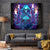 Witch Skull Tapestry Wake Up Beasuty I't Time To Beast - Wonder Print Shop