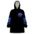 Witch Skull Wearable Blanket Hoodie Wake Up Beasuty I't Time To Beast - Wonder Print Shop