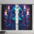 Witch Skull Window Curtain Wake Up Beasuty I't Time To Beast - Wonder Print Shop