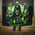 Flame Reaper Skull Hooded Blanket I'm Not Anti Social I'm Just Not User Friendly