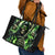 Flame Reaper Skull Leather Tote Bag I'm Not Anti Social I'm Just Not User Friendly - Wonder Print Shop