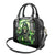 Flame Reaper Skull Shoulder Handbag I'm Not Anti Social I'm Just Not User Friendly