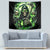 Flame Reaper Skull Tapestry I'm Not Anti Social I'm Just Not User Friendly - Wonder Print Shop