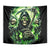 Flame Reaper Skull Tapestry I'm Not Anti Social I'm Just Not User Friendly - Wonder Print Shop