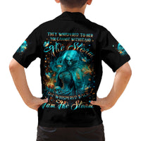 Witch Skull Family Matching Off Shoulder Short Dress and Hawaiian Shirt She Whispered Back Iam The Storm - Wonder Print Shop