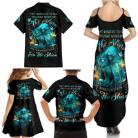 Witch Skull Family Matching Summer Maxi Dress and Hawaiian Shirt She Whispered Back Iam The Storm - Wonder Print Shop