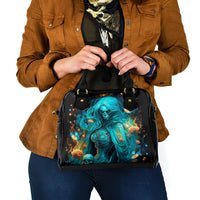 Witch Skull Shoulder Handbag She Whispered Back Iam The Storm