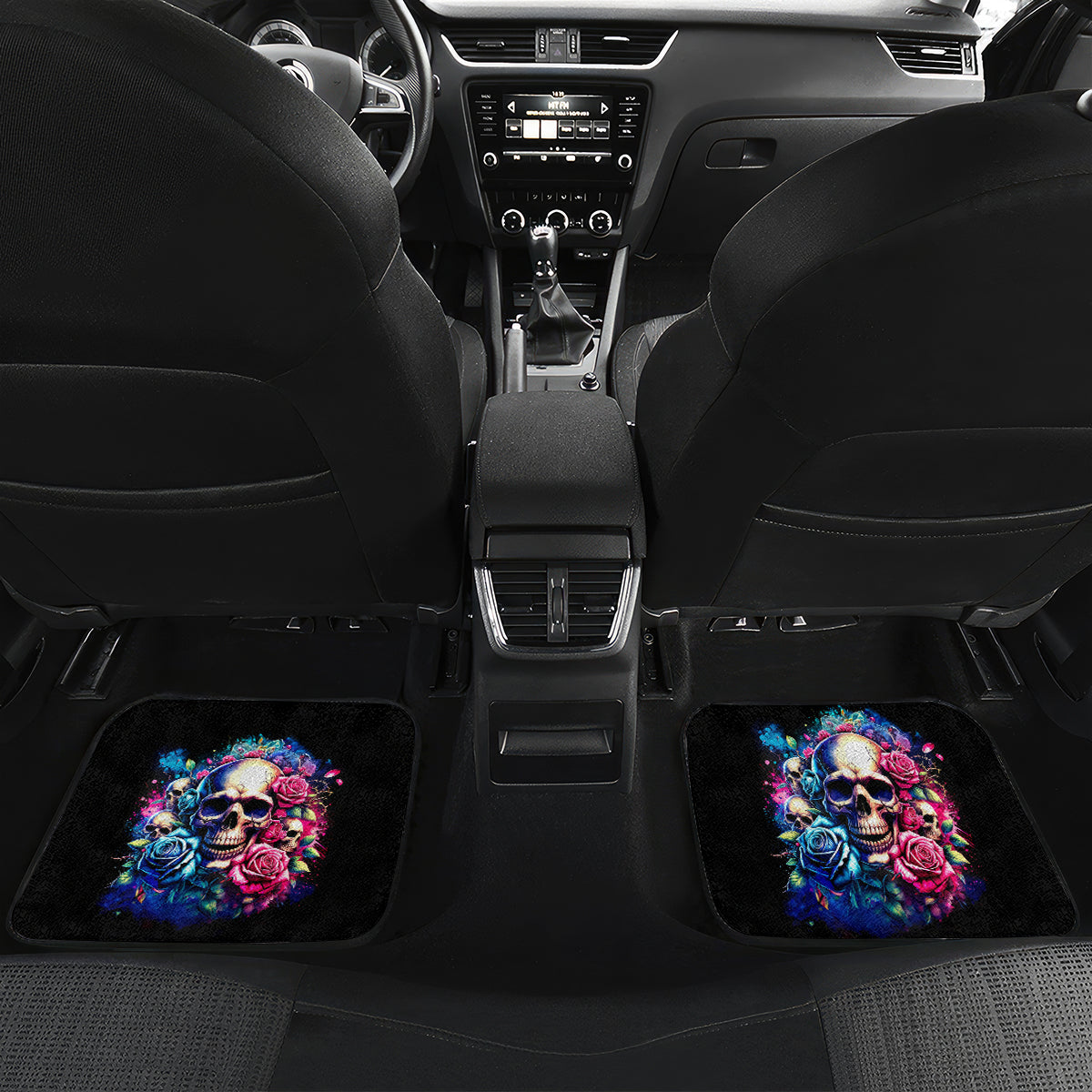 Rose Skull Car Mats Assuming I Was Like Most Girls Was Your First Mistake - Wonder Print Shop