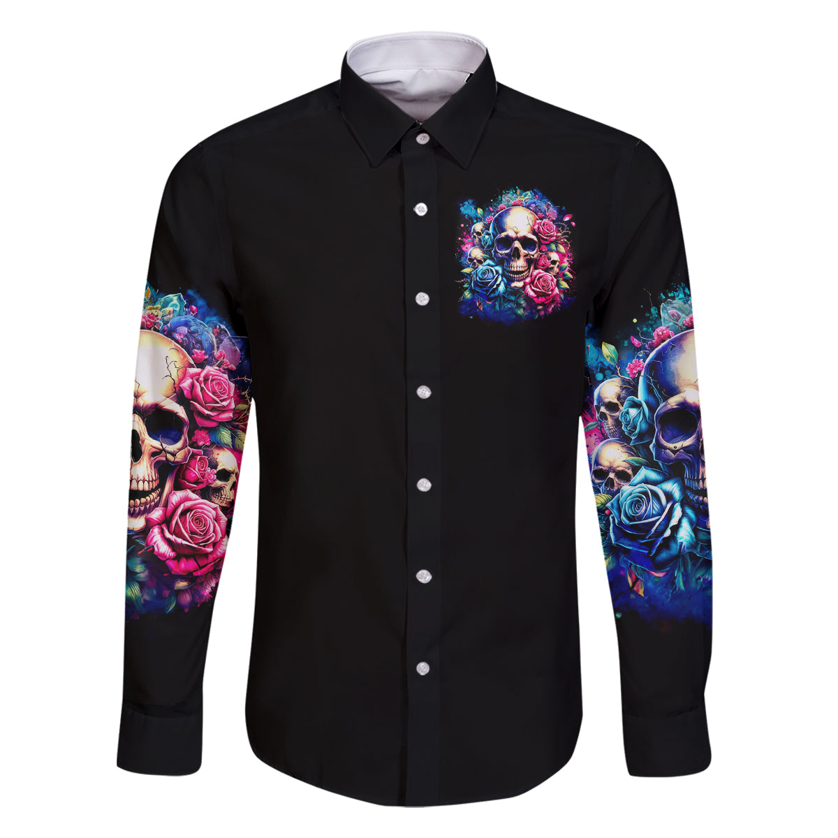 Rose Skull Family Matching Summer Maxi Dress and Hawaiian Shirt Assuming I Was Like Most Girls Was Your First Mistake - Wonder Print Shop