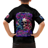 Rose Skull Hawaiian Shirt Assuming I Was Like Most Girls Was Your First Mistake - Wonder Print Shop