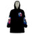 Rose Skull Wearable Blanket Hoodie Assuming I Was Like Most Girls Was Your First Mistake - Wonder Print Shop
