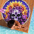 Sunflower Skull Beach Blanket She Is Sunshine Mixed With A Little Hurricane - Wonder Print Shop