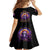 Sunflower Skull Family Matching Summer Maxi Dress and Hawaiian Shirt She Is Sunshine Mixed With A Little Hurricane - Wonder Print Shop