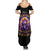 Sunflower Skull Family Matching Summer Maxi Dress and Hawaiian Shirt She Is Sunshine Mixed With A Little Hurricane - Wonder Print Shop