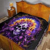 Sunflower Skull Quilt She Is Sunshine Mixed With A Little Hurricane - Wonder Print Shop