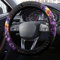 Sunflower Skull Steering Wheel Cover She Is Sunshine Mixed With A Little Hurricane - Wonder Print Shop