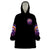Sunflower Skull Wearable Blanket Hoodie She Is Sunshine Mixed With A Little Hurricane - Wonder Print Shop