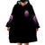 Sunflower Skull Wearable Blanket Hoodie She Is Sunshine Mixed With A Little Hurricane - Wonder Print Shop