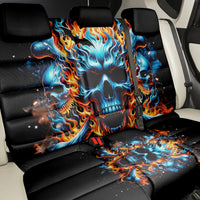 Flame Skull Back Car Seat Cover When I Was Born The Devil Said Ohh Shit Competition - Wonder Print Shop
