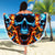 Flame Skull Beach Blanket When I Was Born The Devil Said Ohh Shit Competition - Wonder Print Shop