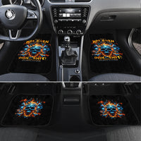 Flame Skull Car Mats When I Was Born The Devil Said Ohh Shit Competition - Wonder Print Shop