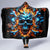 Flame Skull Hooded Blanket When I Was Born The Devil Said Ohh Shit Competition