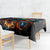 Flame Skull Tablecloth When I Was Born The Devil Said Ohh Shit Competition - Wonder Print Shop