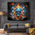 Flame Skull Tapestry When I Was Born The Devil Said Ohh Shit Competition - Wonder Print Shop
