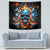 Flame Skull Tapestry When I Was Born The Devil Said Ohh Shit Competition - Wonder Print Shop
