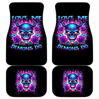 Thunder Skull Car Mats Love Me Like My Demons Do - Wonder Print Shop
