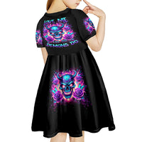 Thunder Skull Kid Short Sleeve Dress Love Me Like My Demons Do - Wonder Print Shop