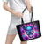 Thunder Skull Leather Tote Bag Love Me Like My Demons Do - Wonder Print Shop