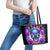 Thunder Skull Leather Tote Bag Love Me Like My Demons Do - Wonder Print Shop